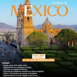 Tour Tesoros de México 8 días / 7 noches