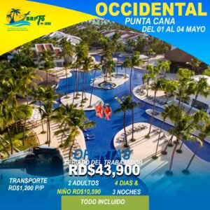 Hotel Occidental Punta Cana | 01 al 04 de mayo
